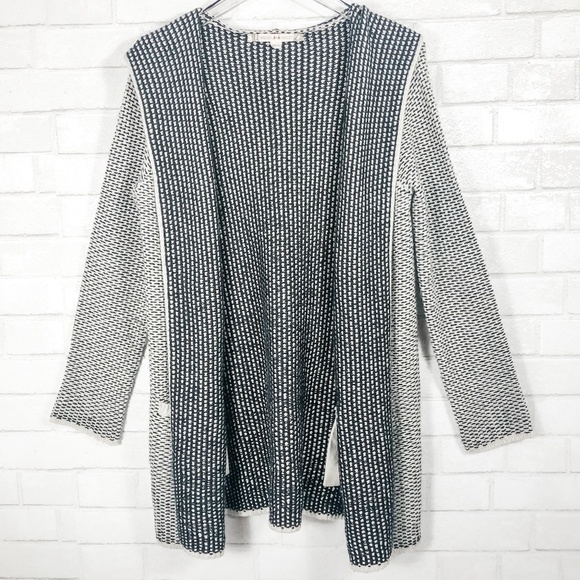 Chelsea & Violet Open Knit Wool Hoodie Cardigan - Picture 1 of 6